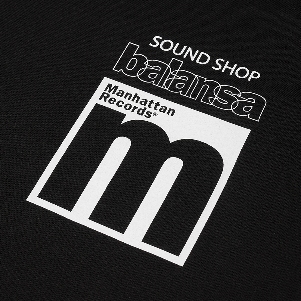 맨하탄 레코즈 x 발란사 바이닐 백 티셔츠 - 블랙(Manhattan Records x Balansa Vinyl Bag T-shirt - Black) - 3