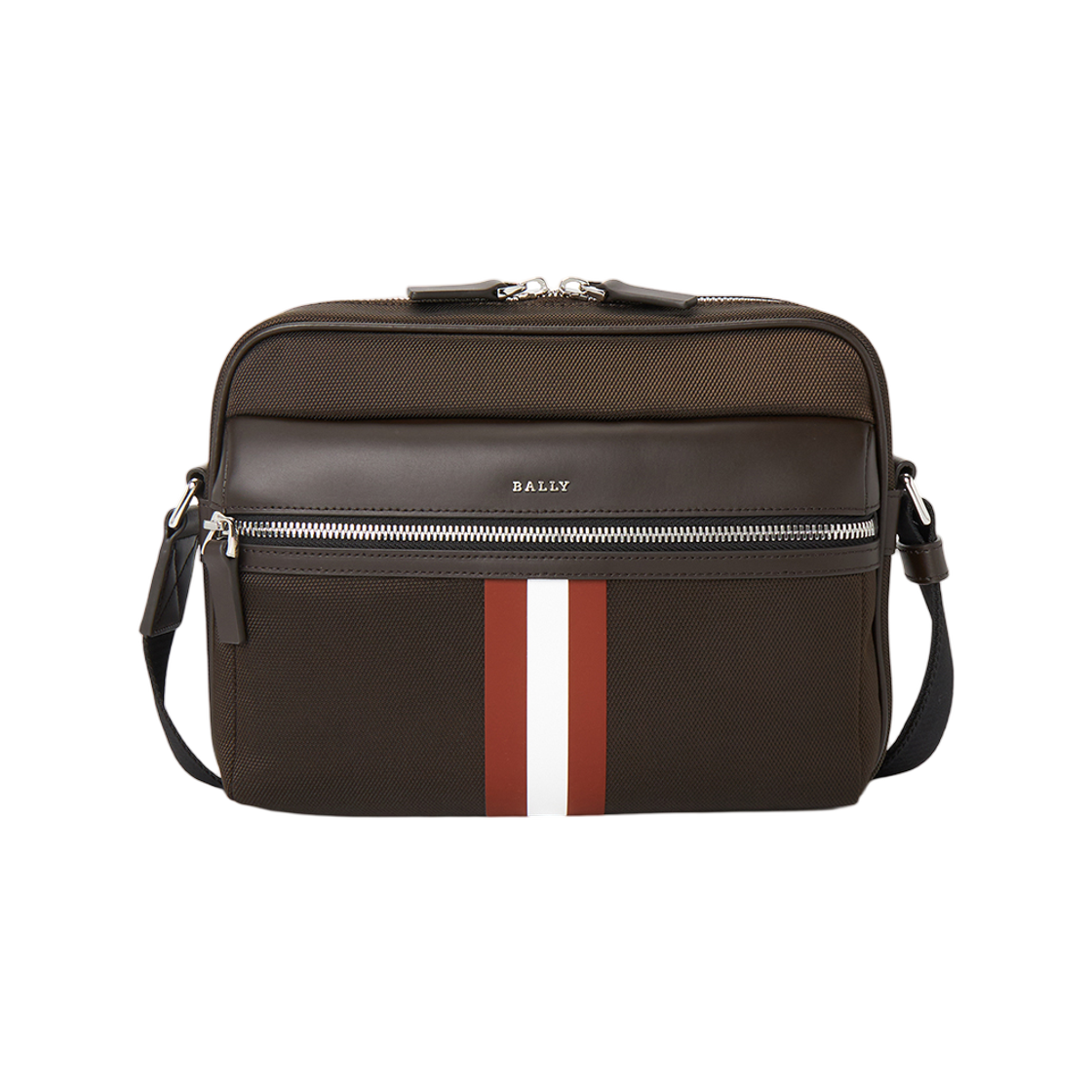 6313201 Bally Cross Bag Red Brown