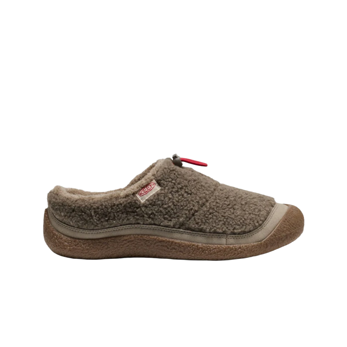 1031040 (W) Keen Howser III Slide Brindle Brindle Sherpa Fleece