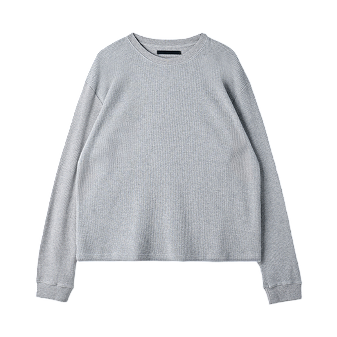 - HTAE 90s Thermal Soft Shirts Heather Grey