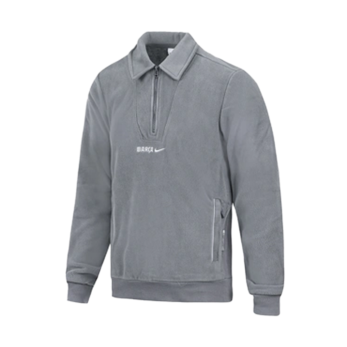 HM4280-084 Nike FC Barcelona Culture of Football Winterized Top Smoke Grey Light Smoke Grey (Non Marking Ver.)