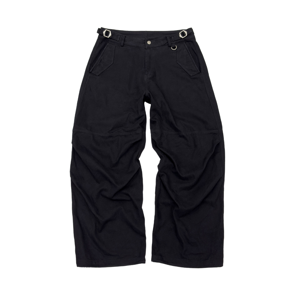 [KREAM 단독] 플레이버리즘 코지 트윌 와이드 팬츠 블랙([KREAM 단독] Flavorism Cozy Twill Wide Pants Black)