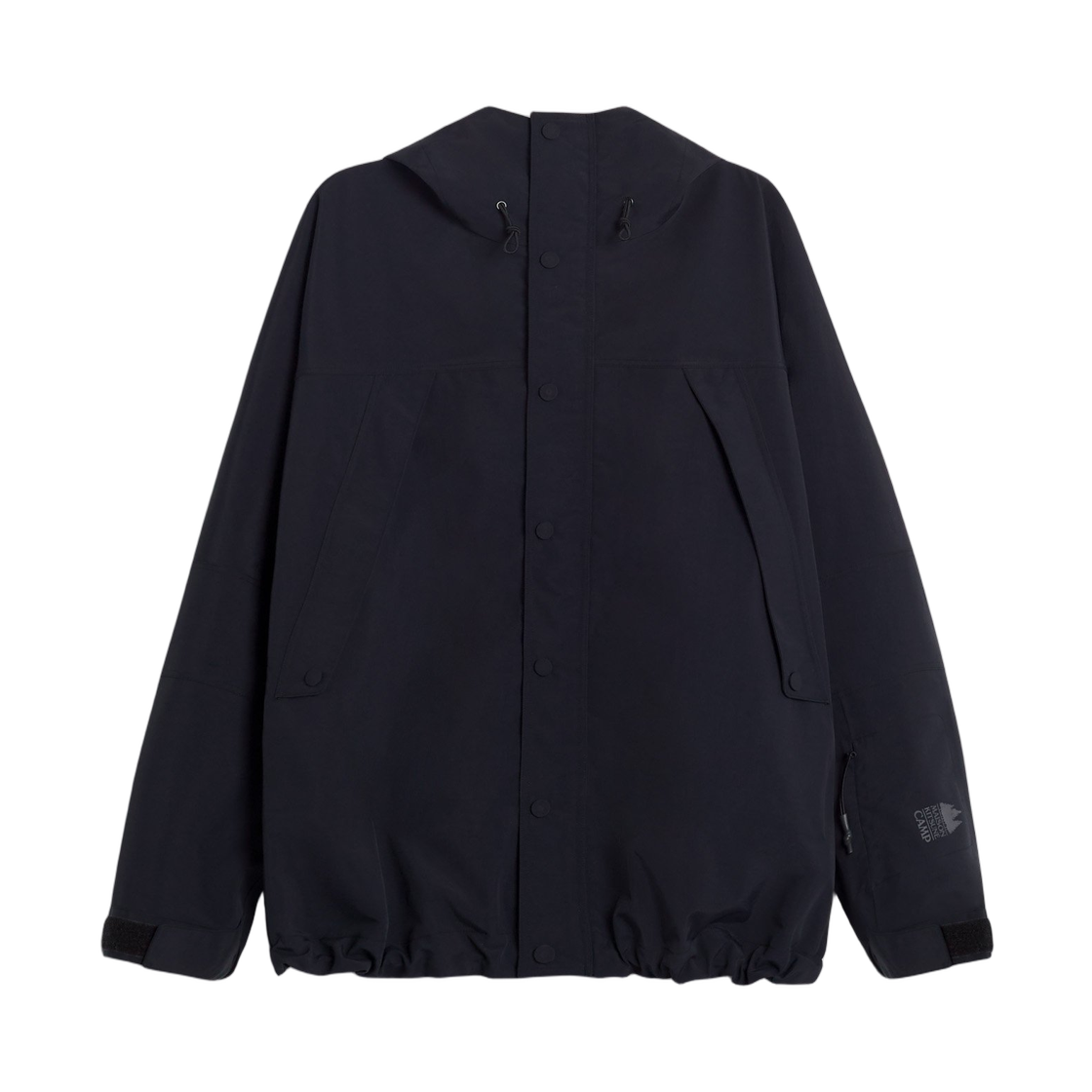 메종 키츠네 테크니컬 파카 블랙(Maison Kitsune Technical Parka Black)