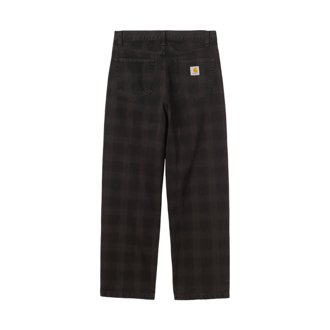 I036310-3HV-GD Carhartt WIP Everson Pant Everson Print Black Palisander Garment Dyed