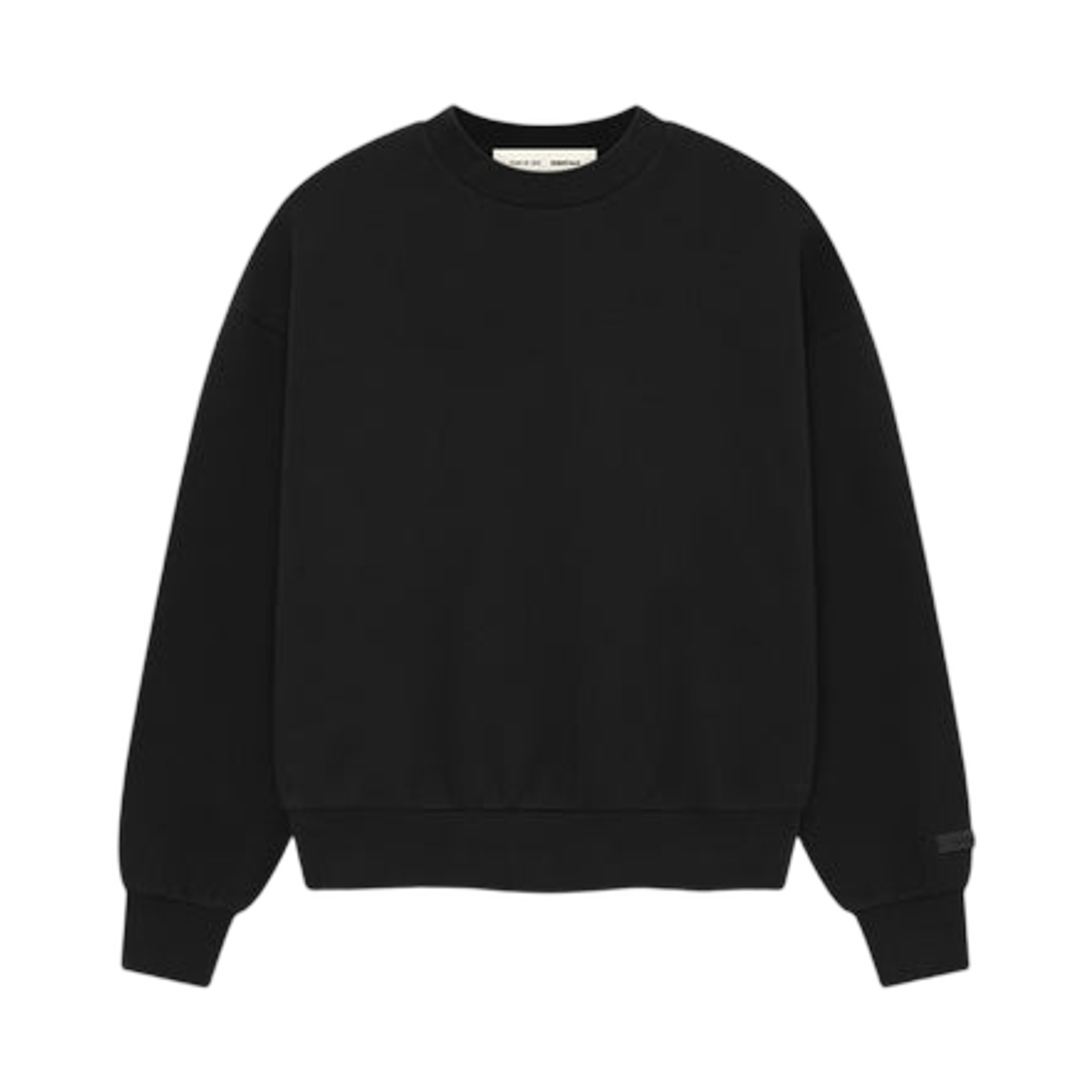 에센셜 클래식 크루넥 스웨트셔츠 빈티지 블랙 - 25FW(Essentials Classic Crewneck Sweatshirt Vintage Black - 25FW) - 1