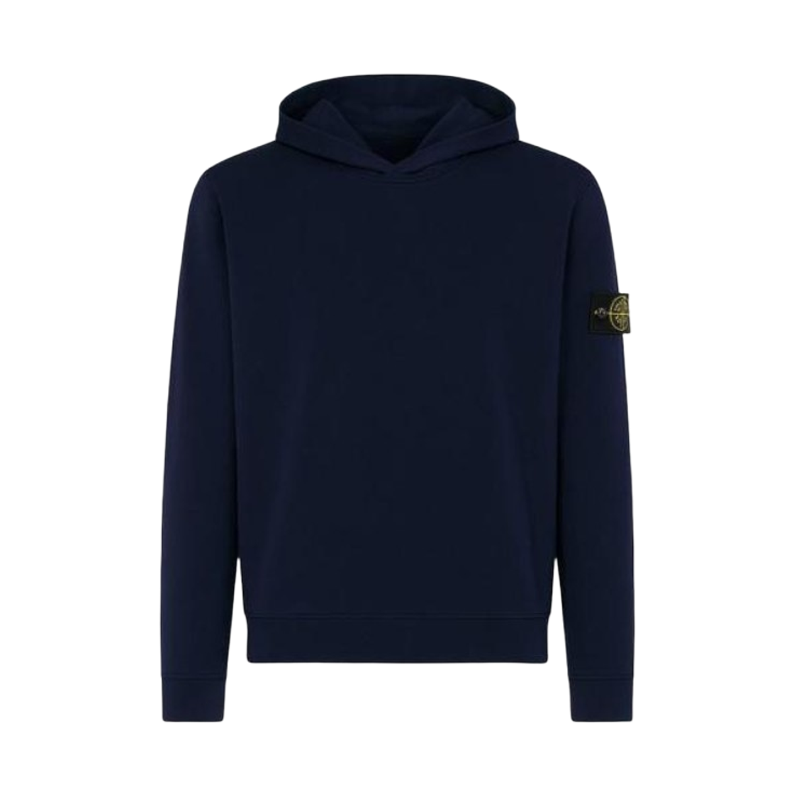 K2S11551000-15S00B4-V0020 Stone Island 5100015 Light RWS Geelong Wool Hooded Jumper with Raglan Sleeves and Ribbed Trims Navy Blue - 25FW
