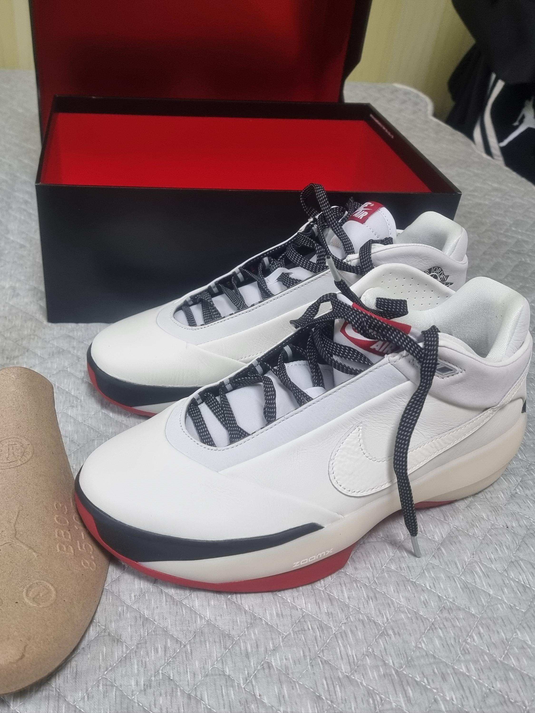 Jordan 40 PF Chicago Sail White 착용 스타일 - 1