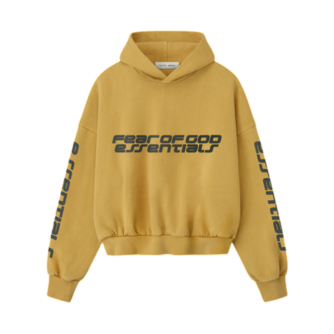 - Essentials Cropped Relaxed Hoodie Canyon - 25FW