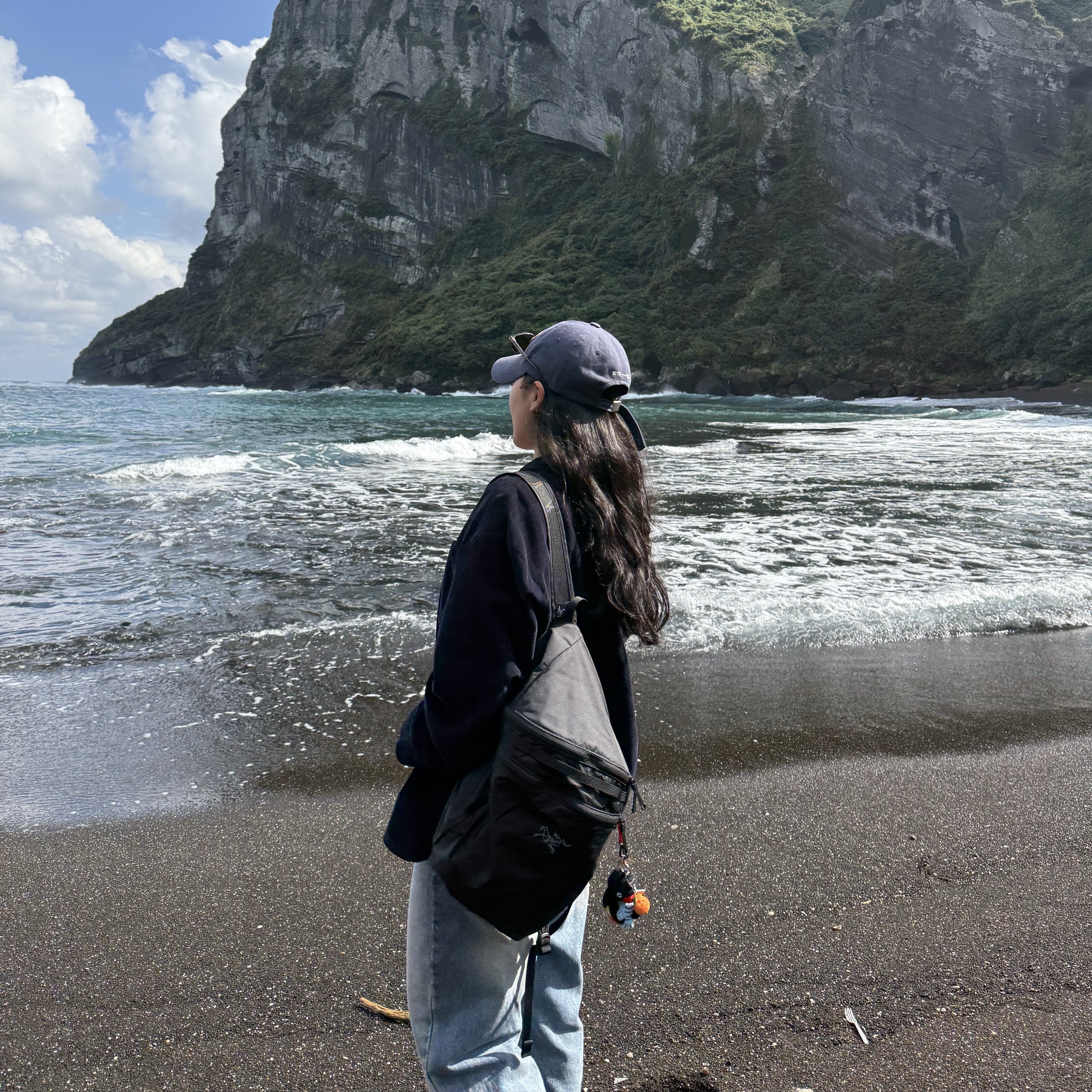 Arc'teryx Heliad 15 Backpack Black 착용 스타일 - 2