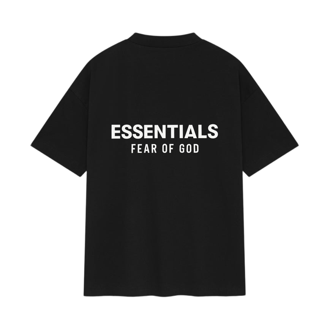 [15% 쿠폰] 에센셜 클래식 반팔 티셔츠 제트 블랙 - 25FW([15% 쿠폰] Essentials Classic Short Sleeve T-Shirt Jet Black - 25FW)