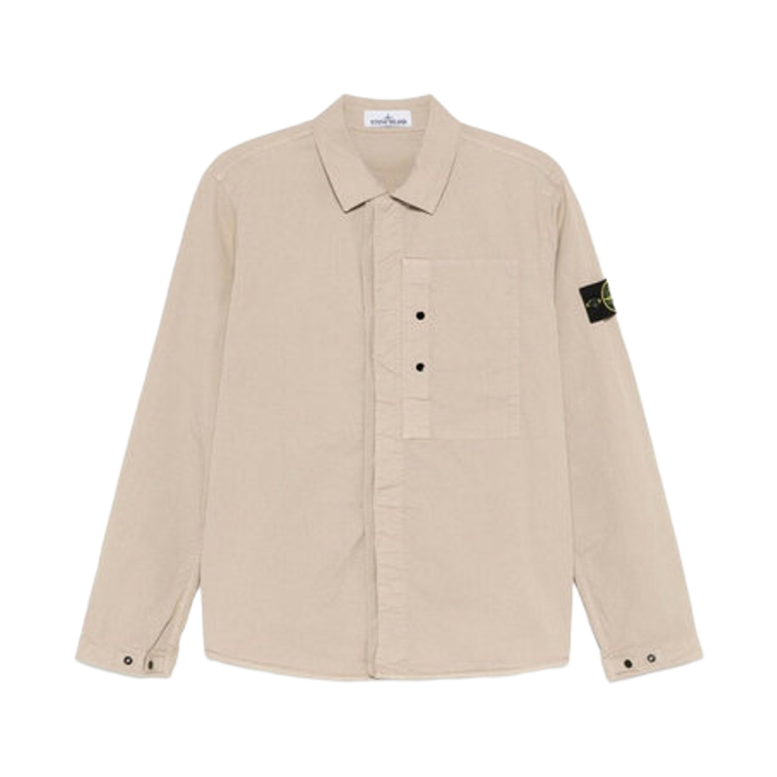 K1S1512000-33S0010-V009A Stone Island 1200033 Supima Cotton Twill Stretch-TC Shirt Desert - 25SS