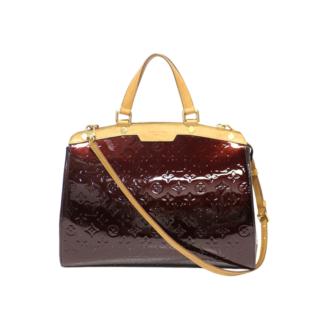 ITFRIOIKC7EO Louis Vuitton Monogram Vernis Amarante Brea GM 2-Way Bag