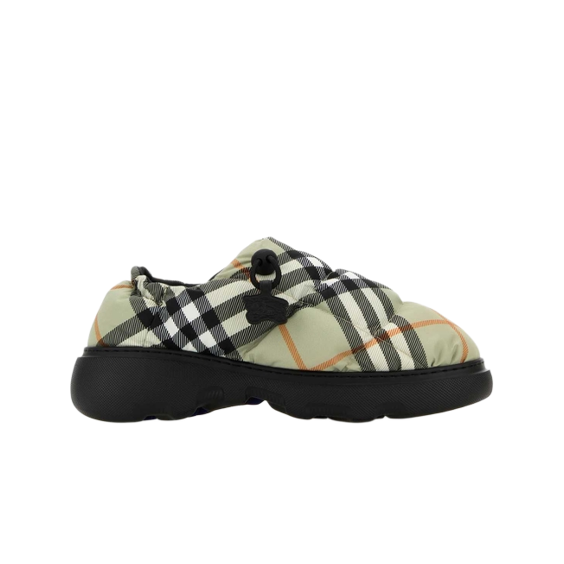 (W) 버버리 체크 필로우 로우 샌들 라이트 세이지((W) Burberry Check Pillow Low Sandal Light Sage)