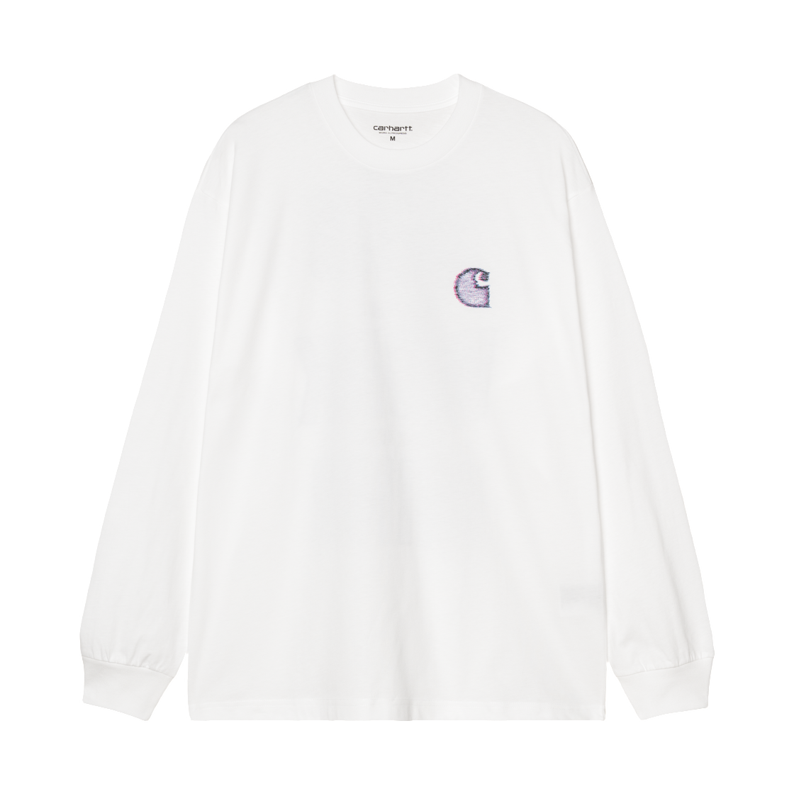 I035999-02-XX Carhartt WIP L/S Mind Your Head T-Shirt White