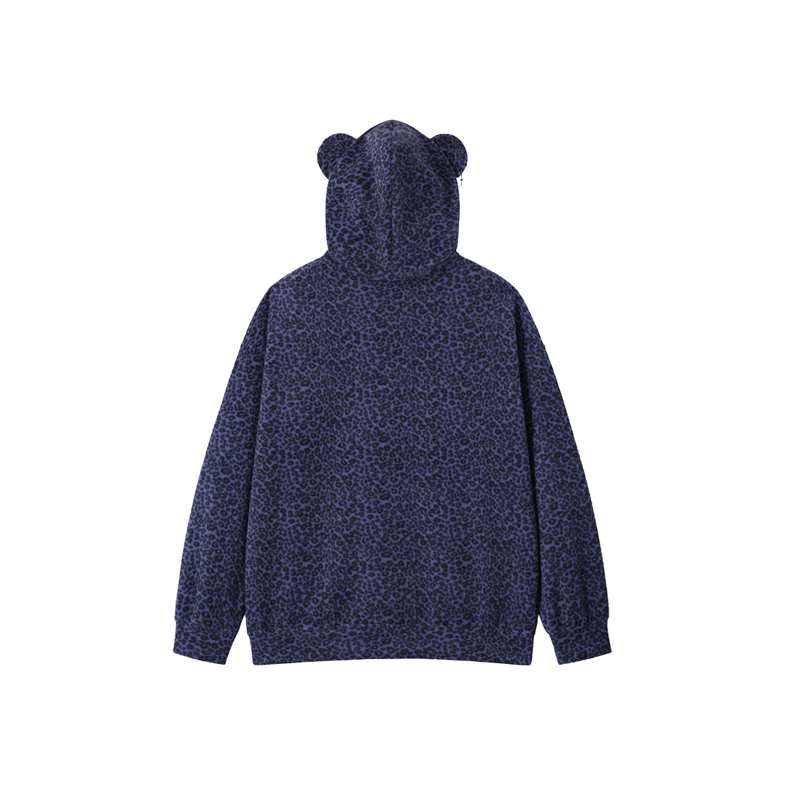 클럿 스튜디오 테디 레오파드 집업 후드 바이올렛(Clut Studio Teddy Leopard Zip-Up Hoodie Violet) - 2