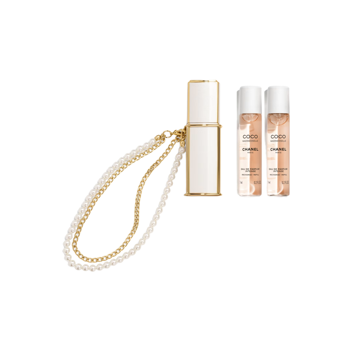 샤넬 코코 마드모아젤 오 드 빠르펭 엥땅스 펄스 스프레이 7ml (3개 세트)(Chanel Coco Mademoiselle Eau De Parfum Intense Purse Spray 7ml (Set of 3))