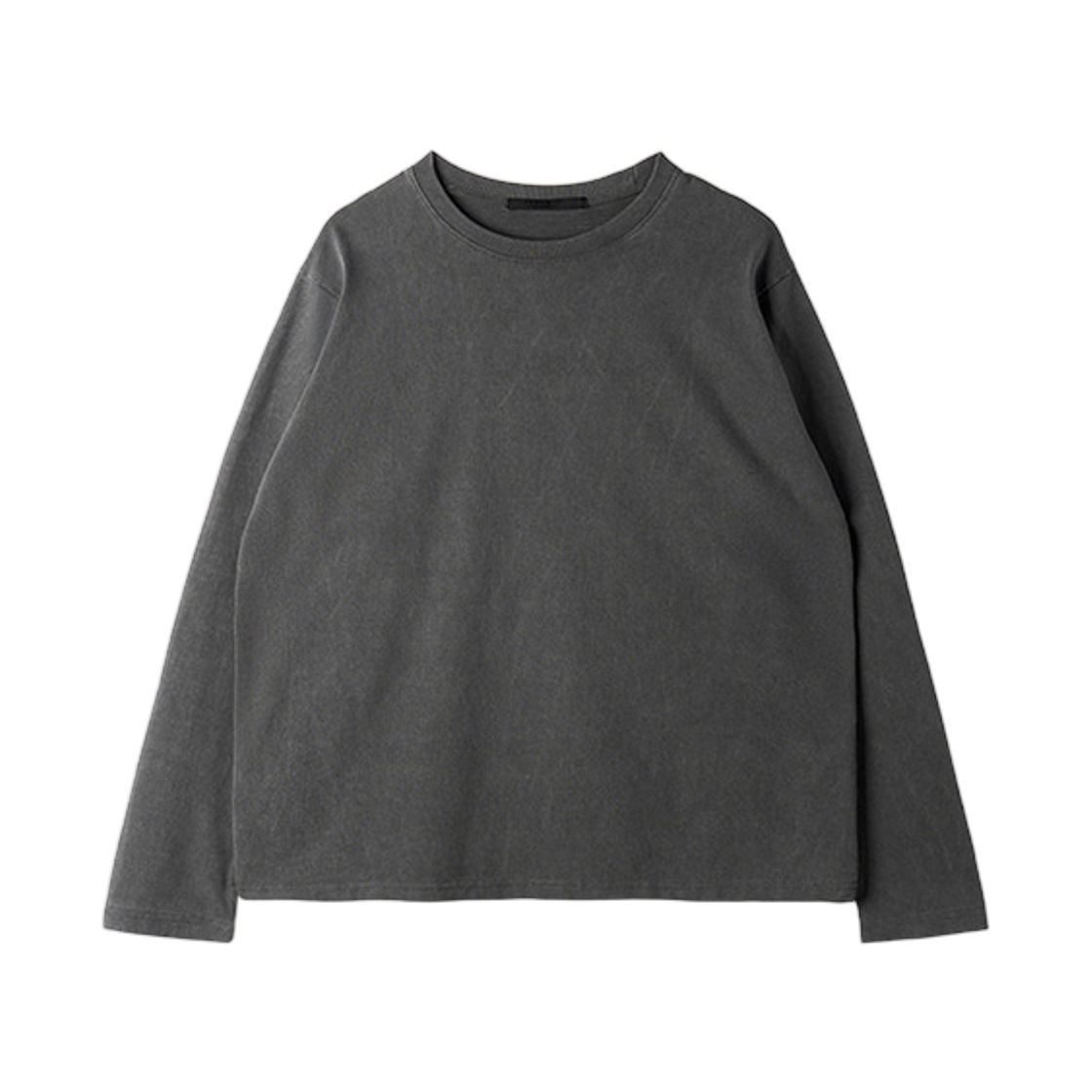 - HTAE 90s Basement Long Sleeve T-Shirts Aged Black