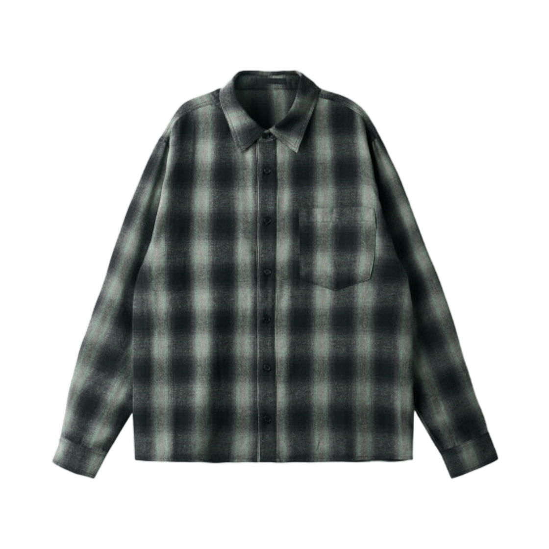 - HTAE Early 80s Vintage-Inspired American Shirts Green Check