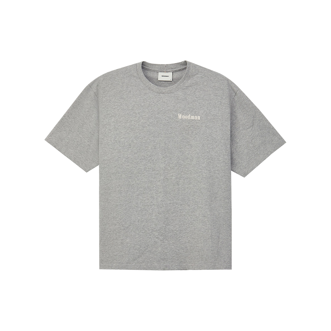 25FWTS01GR Woodman Basic Drawing T-Shirt - Grey