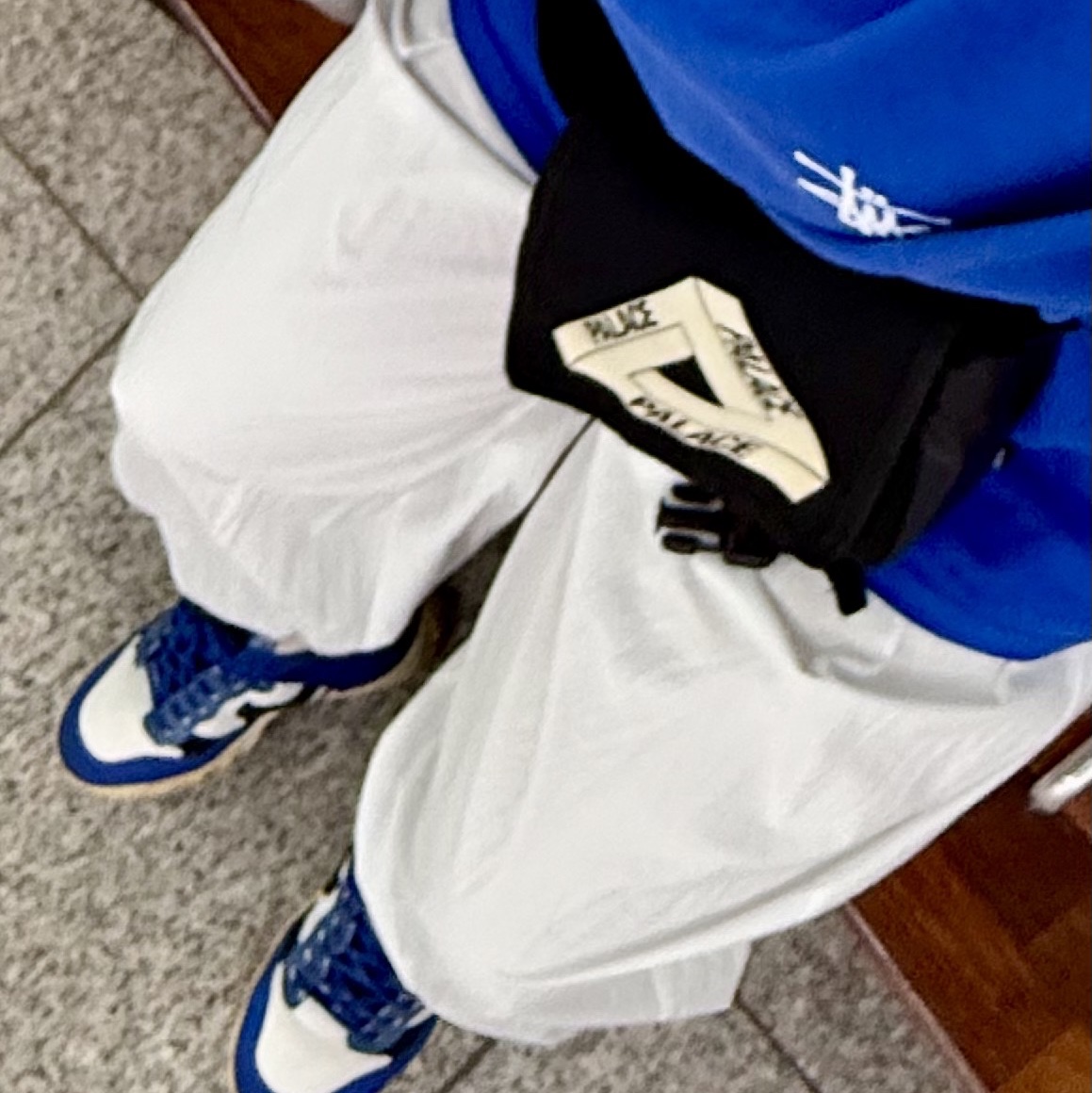 Stussy Basic Stussy Pigment Dyed T-Shirt Blue 2022, Nike x Undercover SFB Jungle Dunk White 착용 스타일