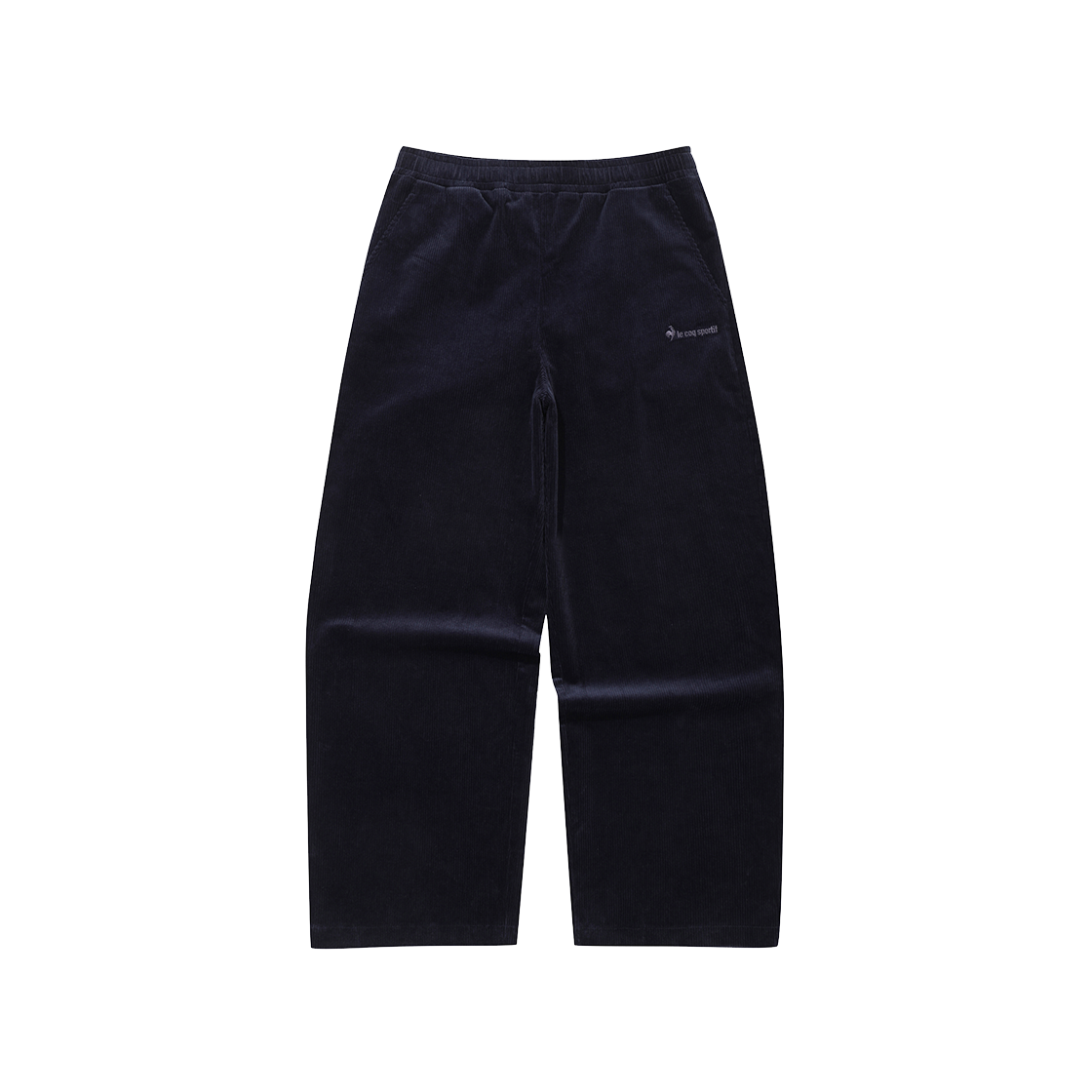 QQ423LPTO4_DNV0 le coq sportif Uni Loose Tapered-Fit Corduroy Pants Dark Navy