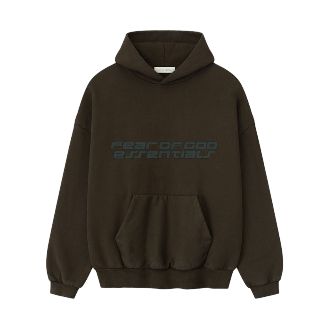 - Essentials Heavy Fleece 90s Hoodie Brown - 25FW