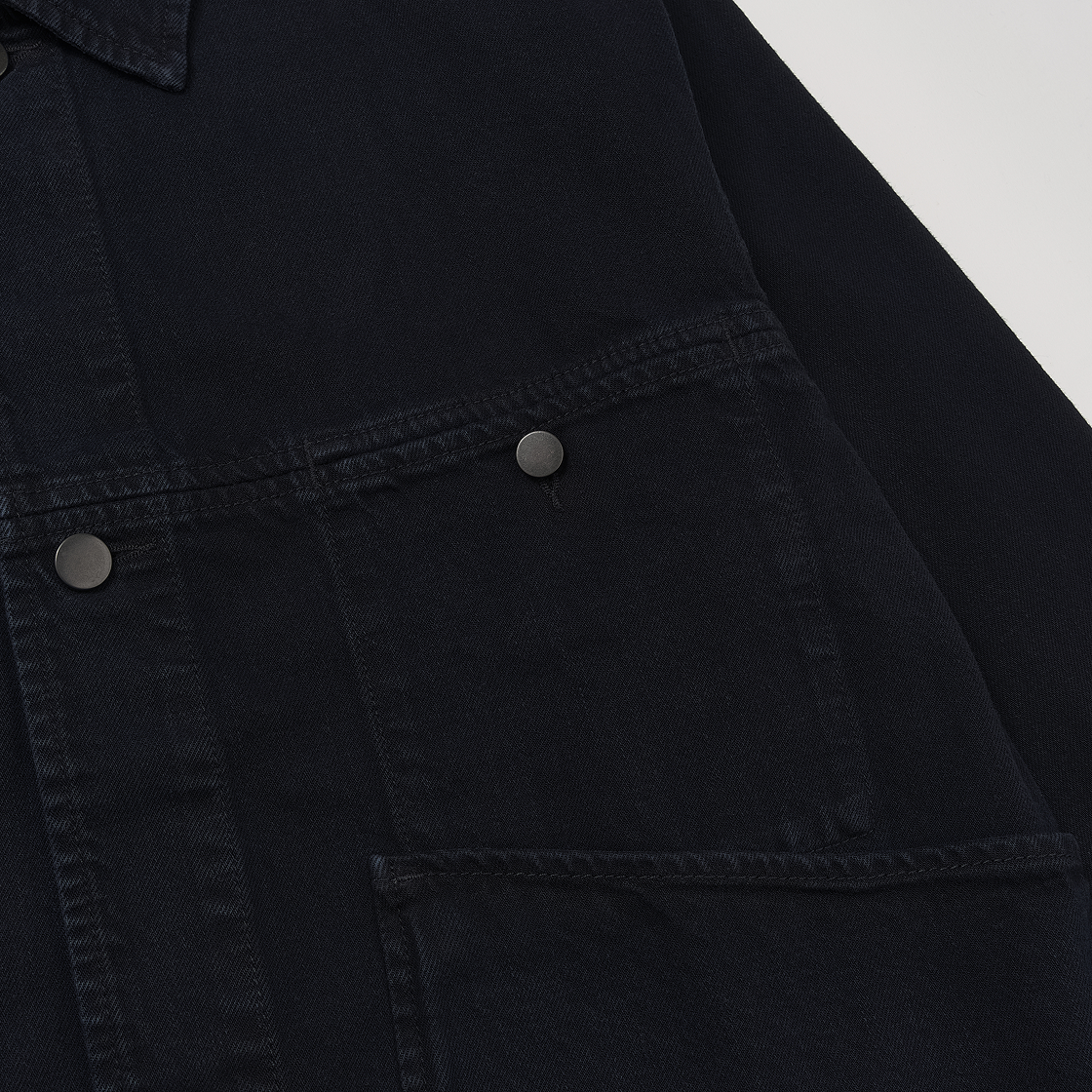 르메르 4 포켓 블루종 미드나잇 인디고(Lemaire 4 Pockets Blouson Midnight Indigo) - 4