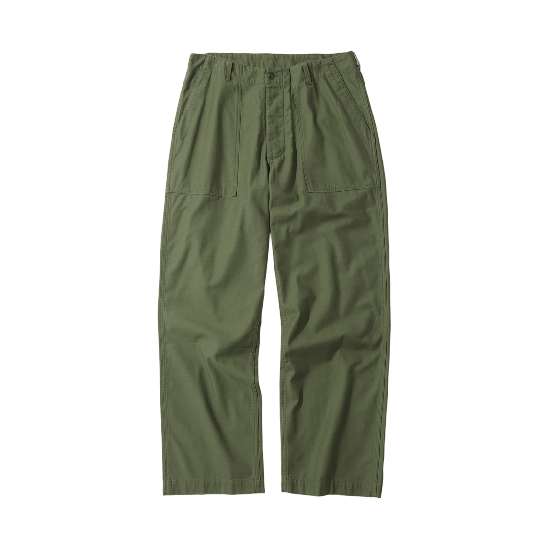 아웃스탠딩 백 사틴 퍼티그 팬츠 오리지널 핏 올리브 그린(Outstanding Back Satin Fatigue Pants Original Fit Olive Green)