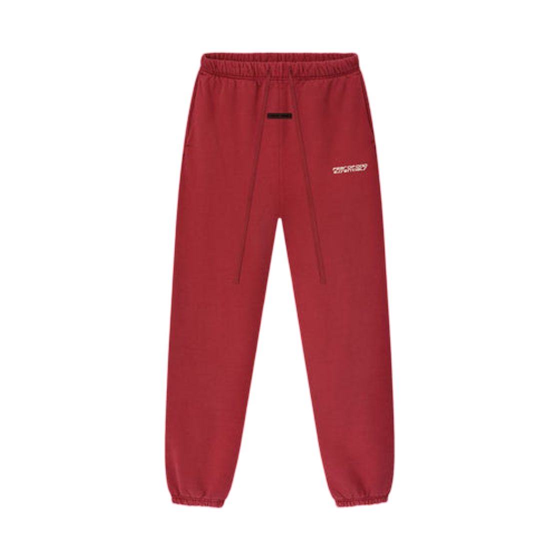 - Essentials Heavy Fleece Classic SweatPants Crimson - 25FW