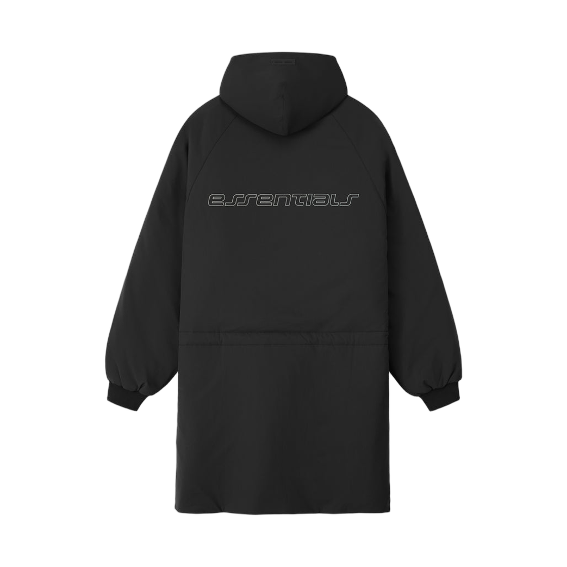 에센셜 나일론 후드 파카 빈티지 블랙 - 25FW(Essentials Nylon Hooded Parka Vintage Black - 25FW) - 2