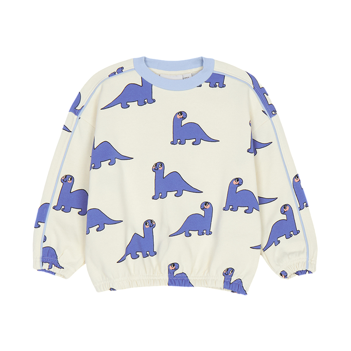 (키즈) 미니 로디니 플리스 스웨트셔츠 아이보리((Kids) Mini Rodini Fleece Sweatshirt Ivory)