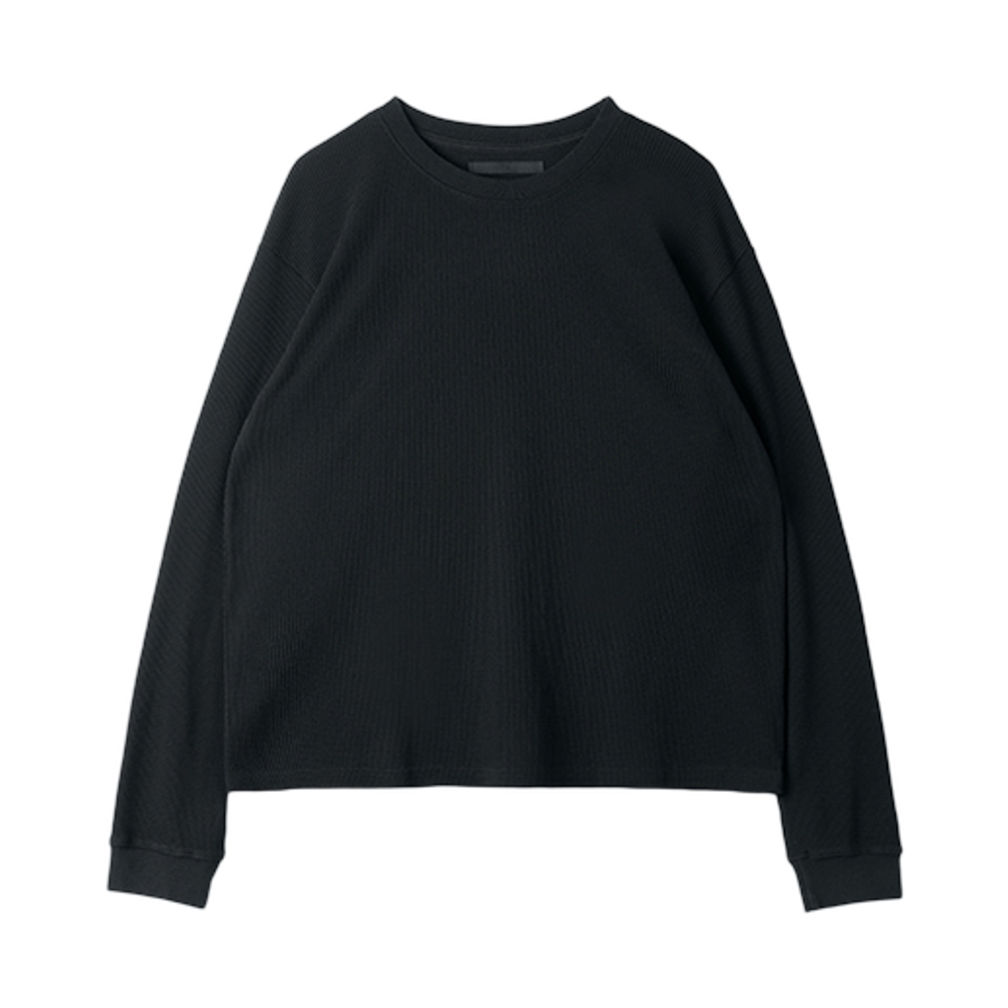 - HTAE 90s Thermal Soft Shirts Raven Black