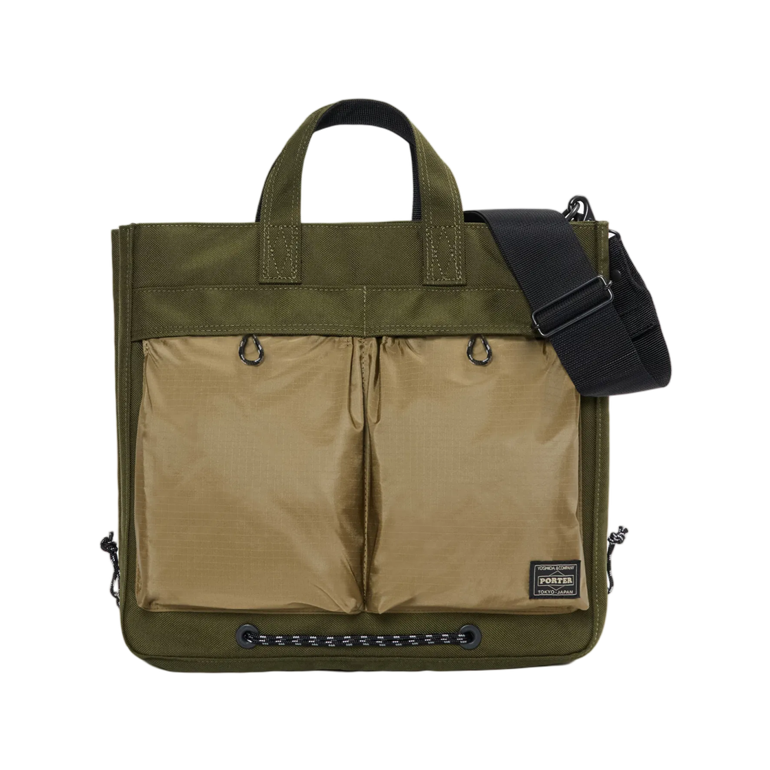 포터 샵 오리지널 투웨이 토트백 카키 샌드(Porter Shop Original 2Way Tote Bag Khaki Sand) - 1