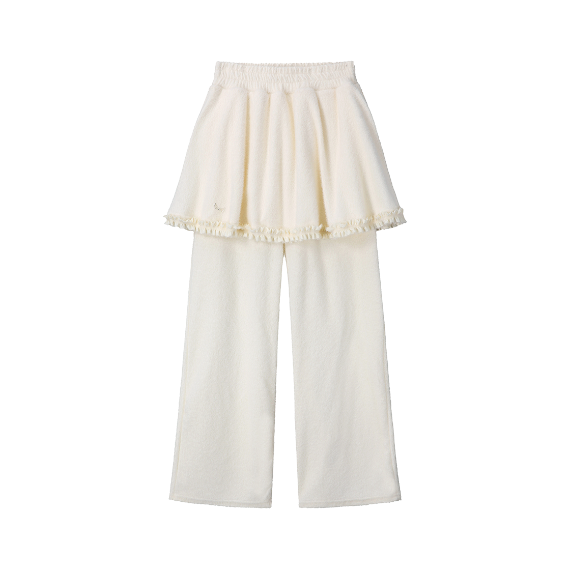 클럿 스튜디오 플러피 스커트 팬츠 아이보리(Clut Studio Fluffy Skirt Pants Ivory)
