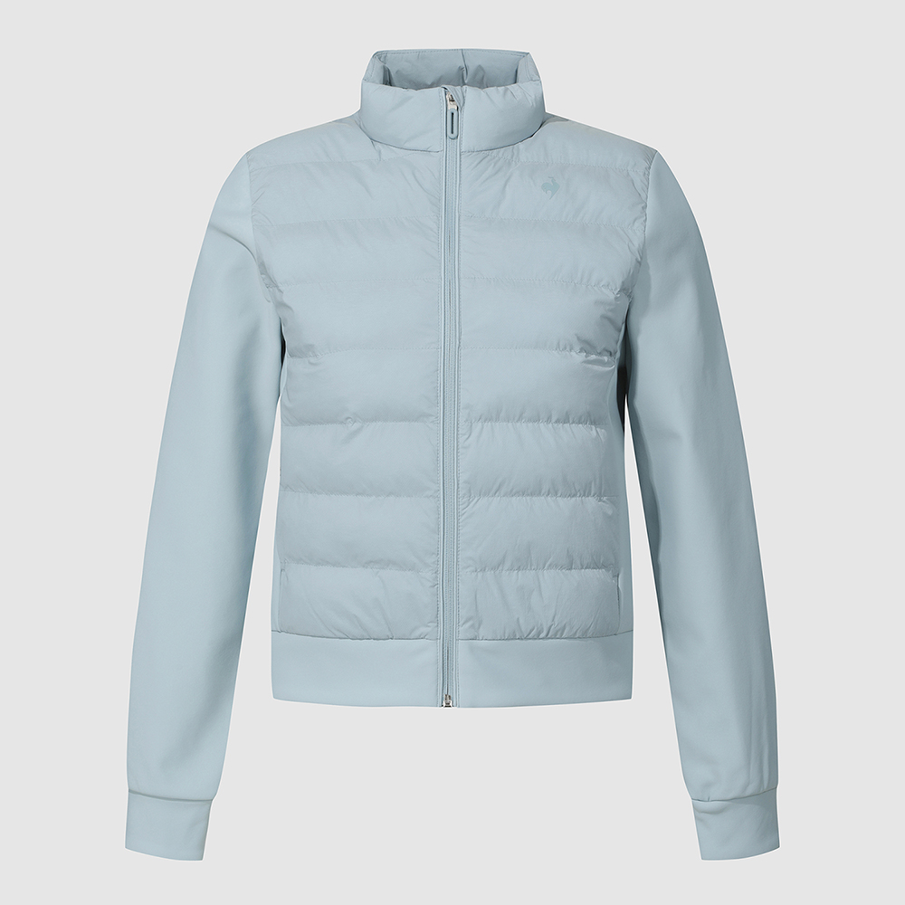 르꼬끄 스포르티브 여성 레귤러핏 하이브리드 경량 패딩 자켓 - 민트 QQ422OPDO2(le coq sportif Women's Slim-Fit Hybrid Lightweight Padded Jacket Dark Mint) - 2