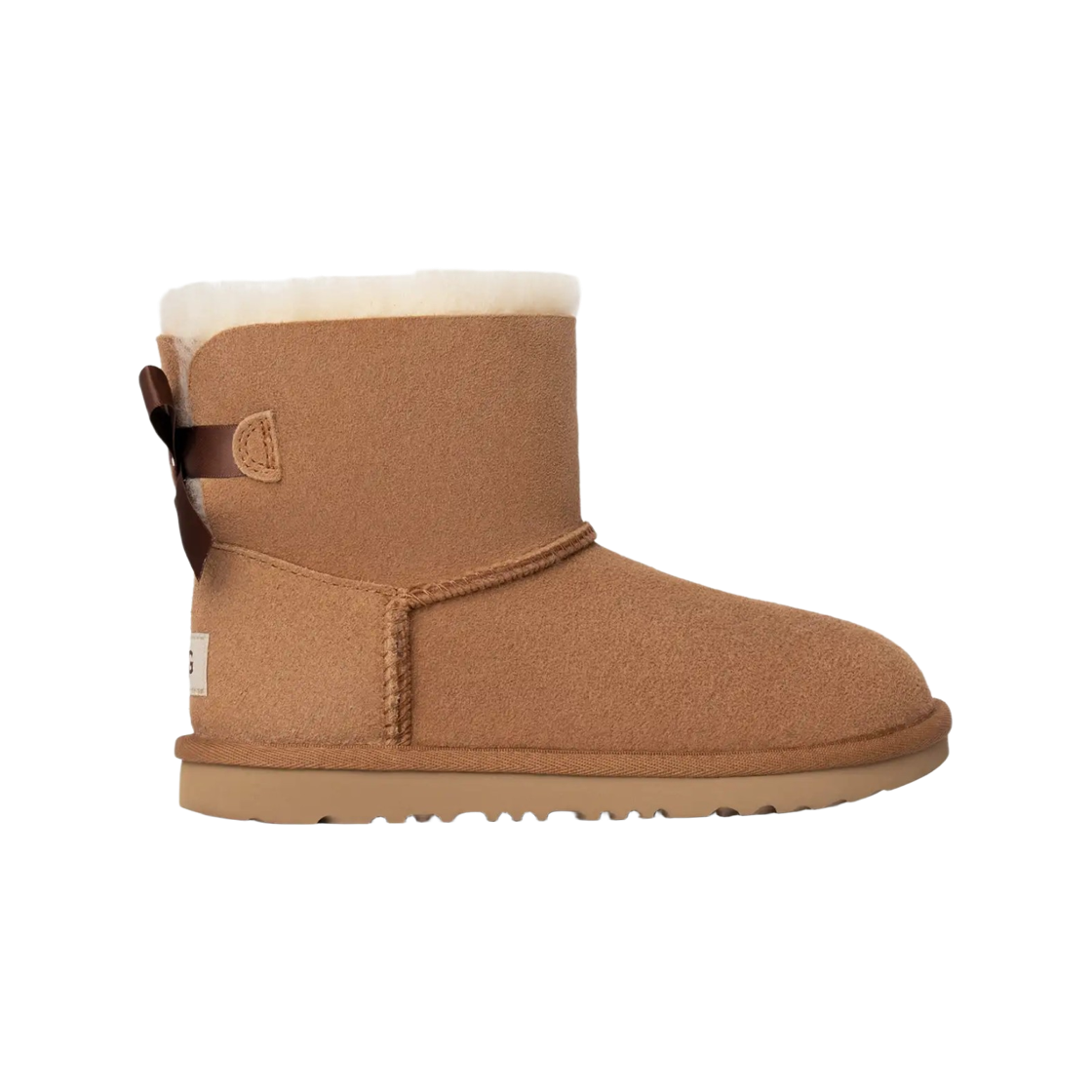 (키즈) 어그 미니 베일리 버튼 2 부츠 체스트넛((Kids) UGG Mini Bailey Button II Boot Chestnut) - 1