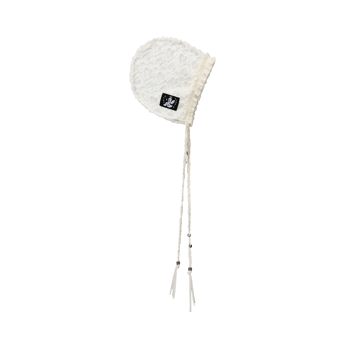 클럿 스튜디오 피어스 하트 보넷 아이보리(Clut Studio Pierced Heart Bonnet Ivory)