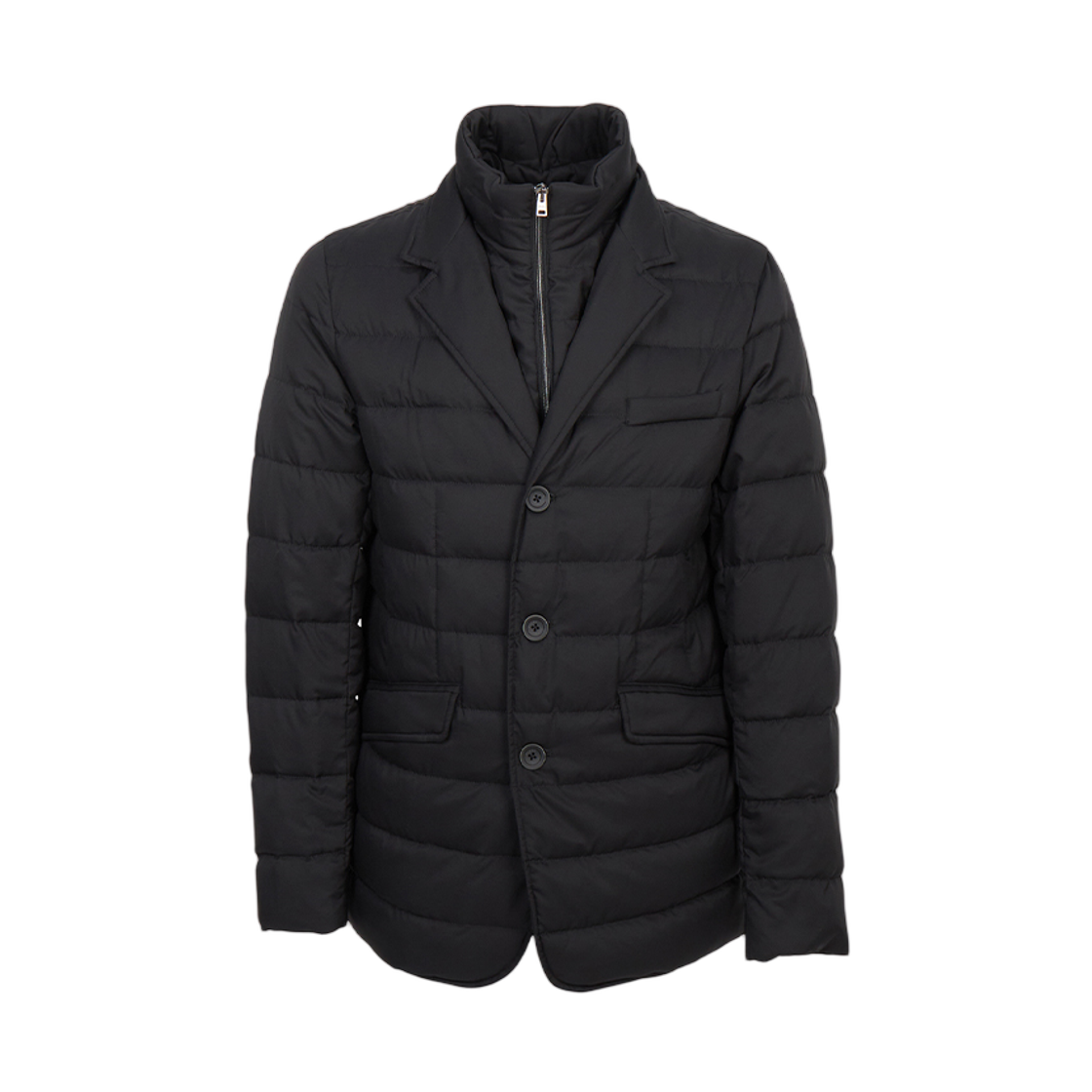 에르노 아렌델 모노그램 패딩 블랙(Herno Arendel Monogram Padding Jumper Black) - 1
