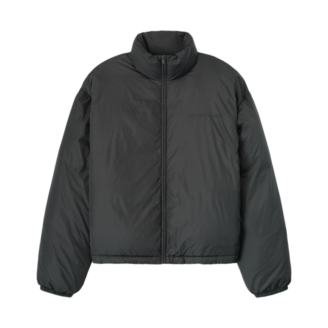 - Essentials Nylon Puffer Jacket Iron Grey - 25FW
