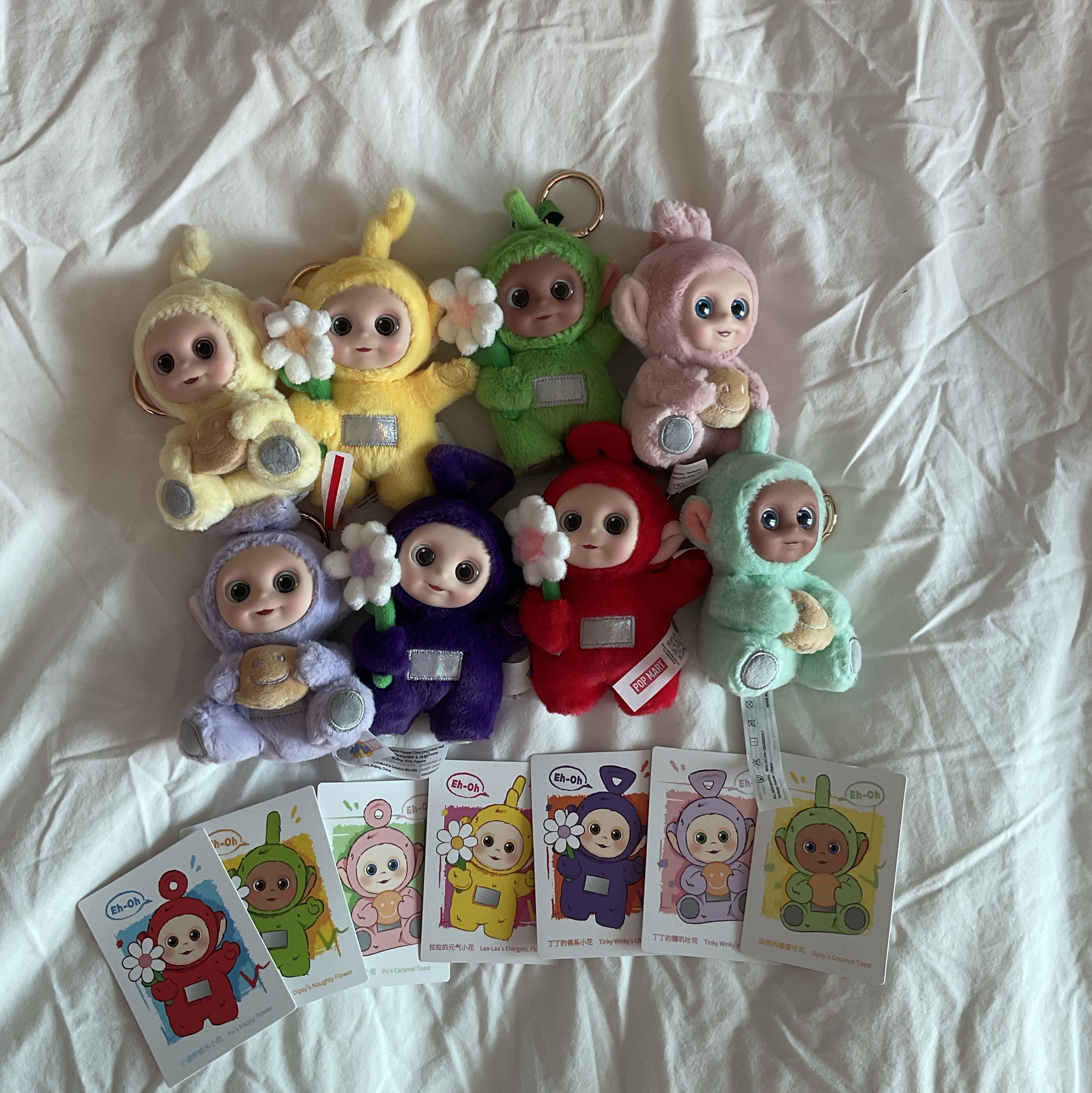 Pop Mart Teletubbies Say Hello Series Figures Sealed Case (8 Blind Boxes) 착용 스타일 - 1