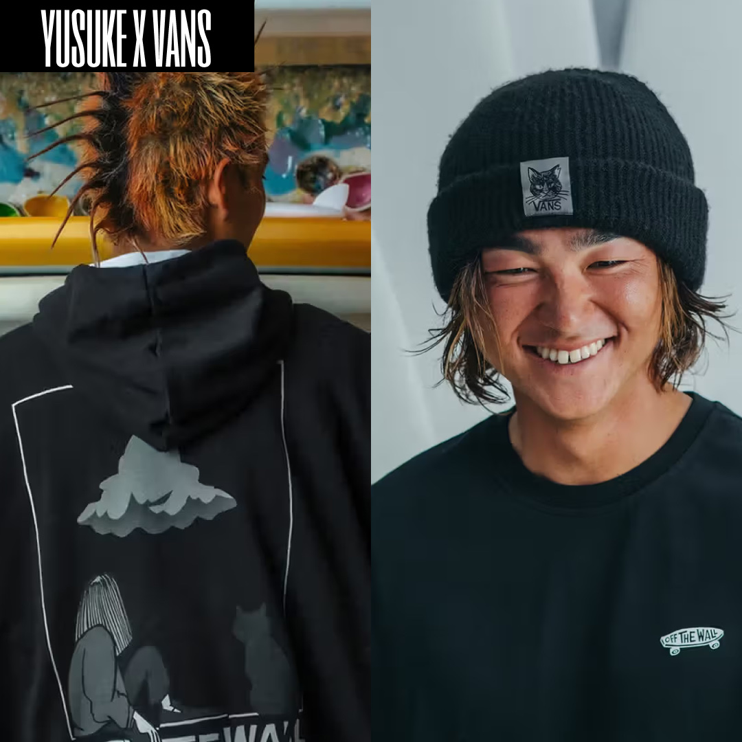 Vans x Yusuke Hanai Cap Grey, Vans x Yusuke Hanai Tote Bag Black 착용 스타일 - 3