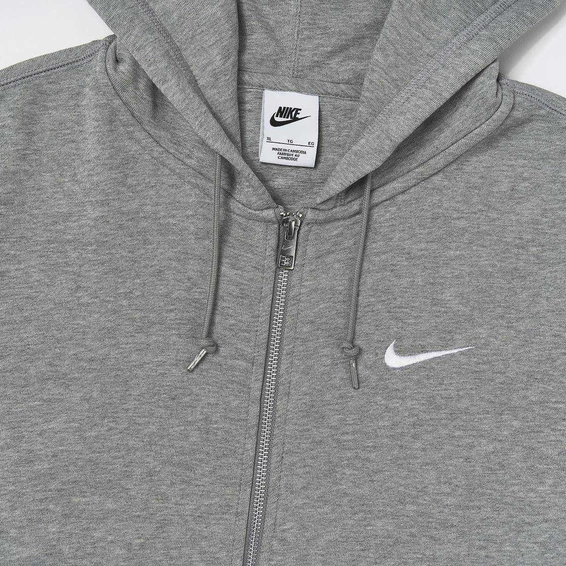나이키 NSW 클래식 풀 집 후드 그레이 - US/EU(Nike NSW Classic Full Zip Hoodie Grey - US/EU) - 3