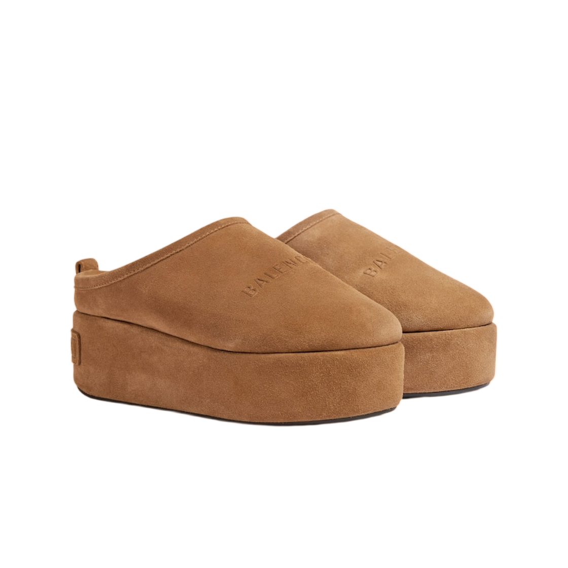 (W) 발렌시아가 알래스카 소프트 플랫폼 뮬 브라운 화이트((W) Balenciaga Alaska Soft Platform Mule Brown White) - 2