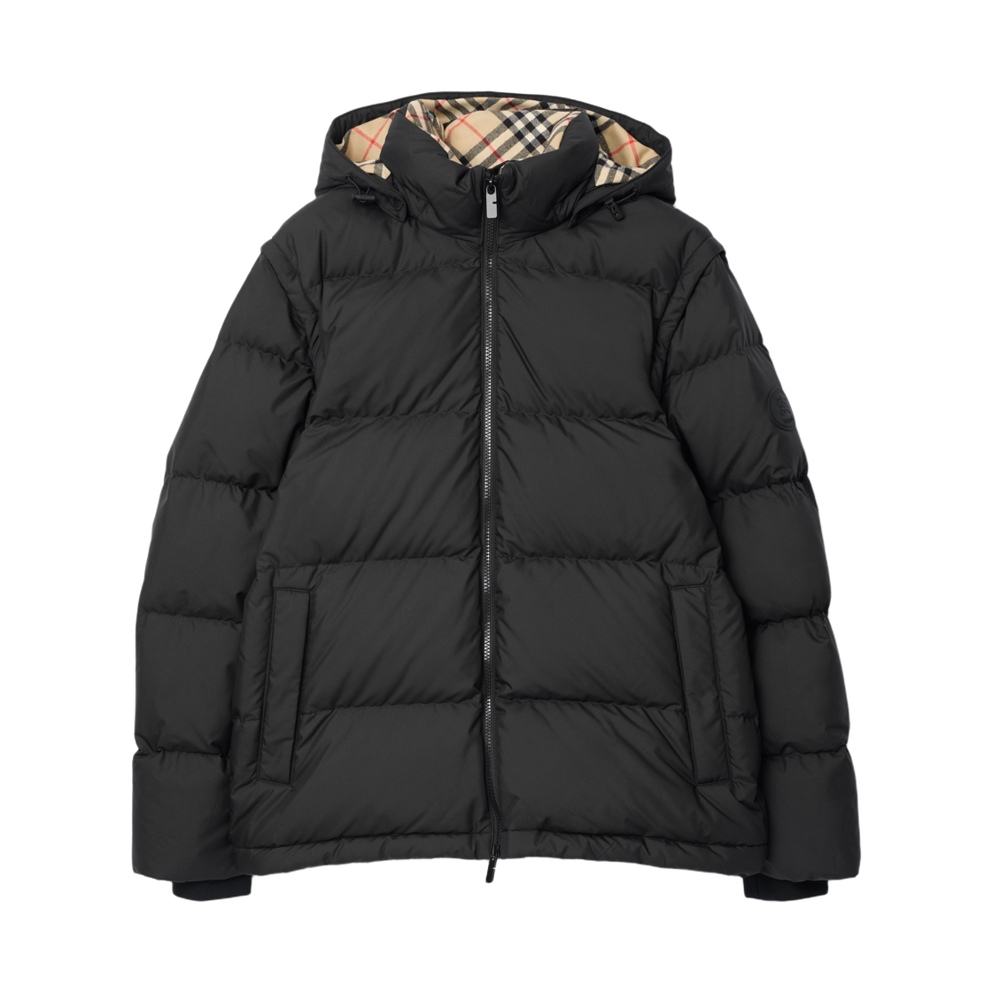 버버리 디테처블 슬리브 퍼퍼 자켓 블랙(Burberry Detachable Sleeve Puffer Jacket Black)