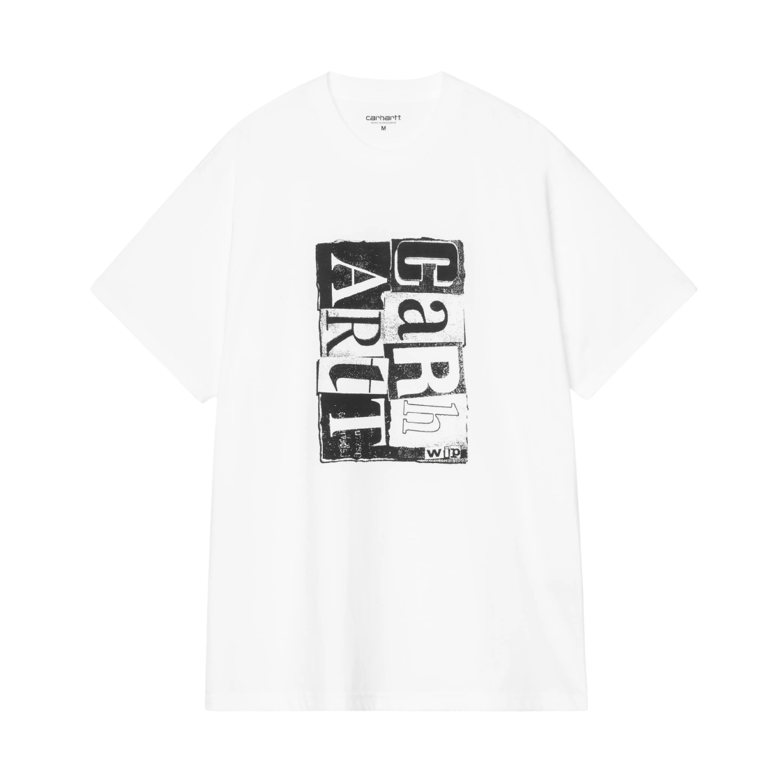 I035998-02-XX Carhartt WIP S/S Moving Letterpress T-Shirt White