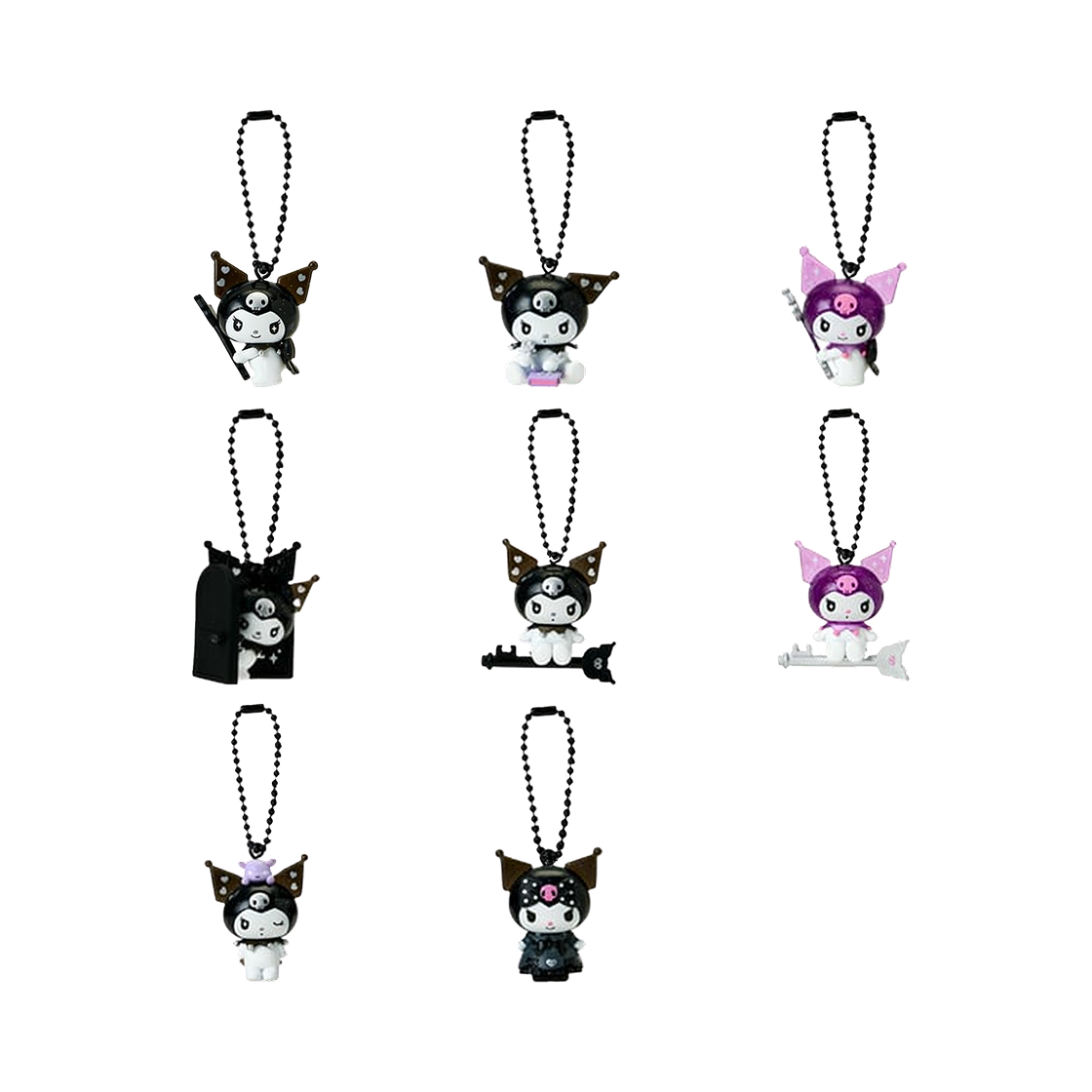 산리오 쿠로미 쿠로미의 스페셜 키 시크릿 마스코트 랜덤박스 (1개입)(Sanrio Kuromi Kuromi's Special Key Secret Mascot (1 Blind Box)) - 2