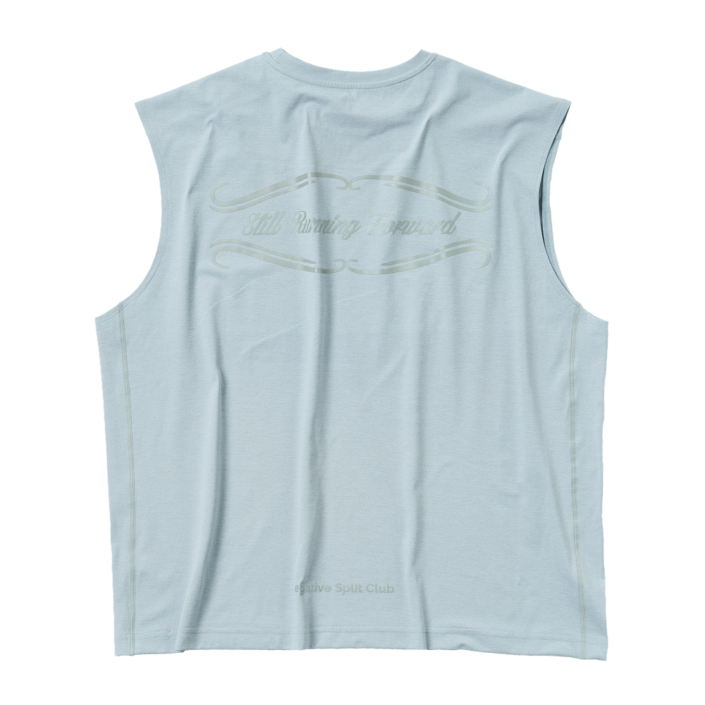 네거티브 스플릿 클럽 기능성 소로나 스틸런 싱글렛 스카이(negative split club Functional Sorona Stillon Singlet Sky) - 1