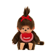 Monchhichi Premium Standard SS Brown Girl Sitting