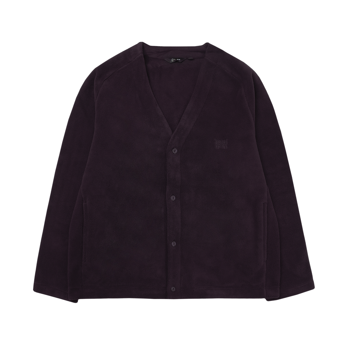 유니클로 x 니들스 플리스 오버사이즈 가디건 퍼플 - KR(Uniqlo x Needles Fleece Oversized Cardigan Purple - KR)
