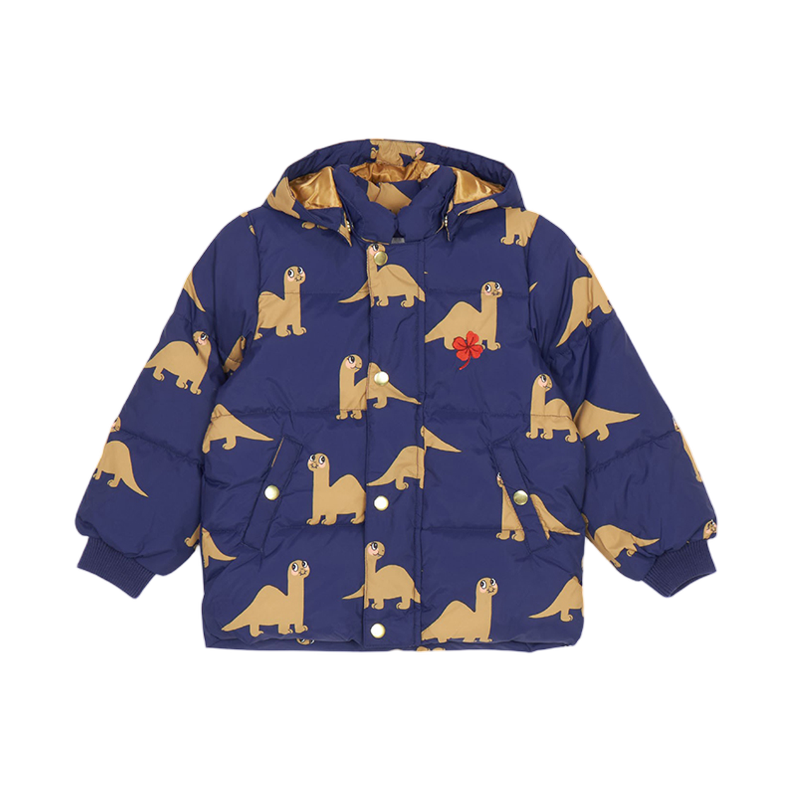 (키즈) 미니 로디니 패딩 네이비((Kids) Mini Rodini Padding Jumper Navy)